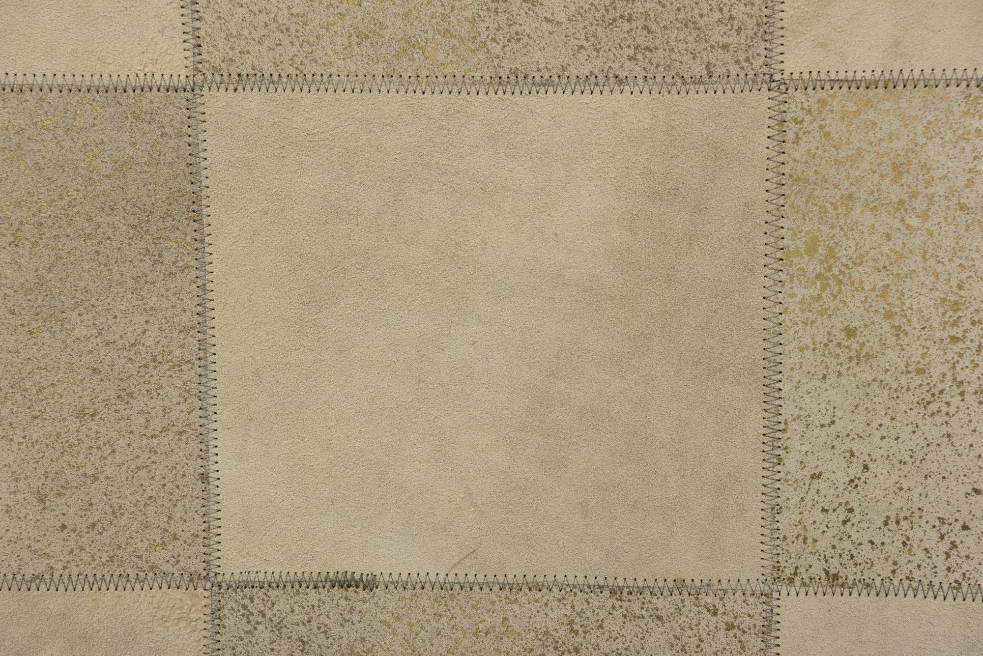 2' 1 x 3' 1 Cowhide Leather Rug