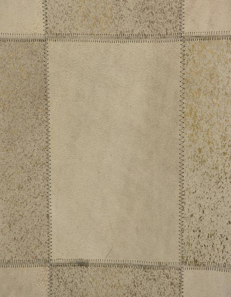 Detail image of 2' 1 x 3' 1 Cowhide Leather Rug