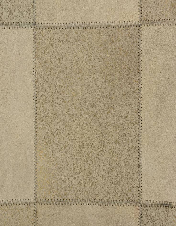 Detail image of 2' 1 x 3' 1 Cowhide Leather Rug