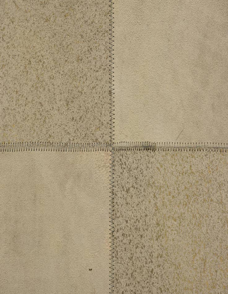 Detail image of 2' 1 x 3' 1 Cowhide Leather Rug