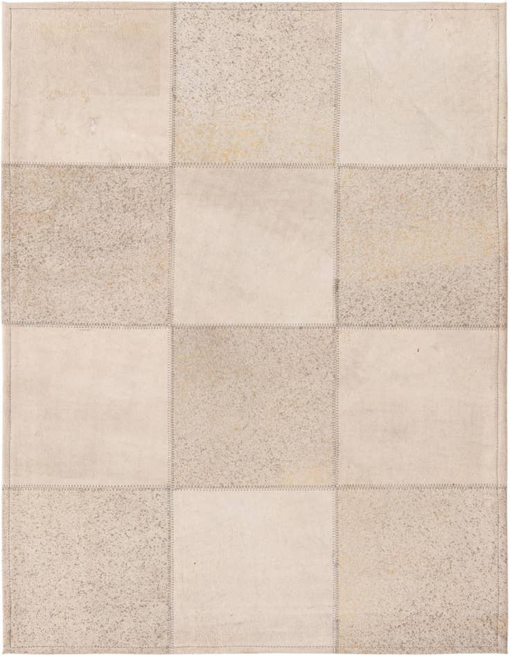 Detail image of 2' 1 x 3' 1 Cowhide Leather Rug