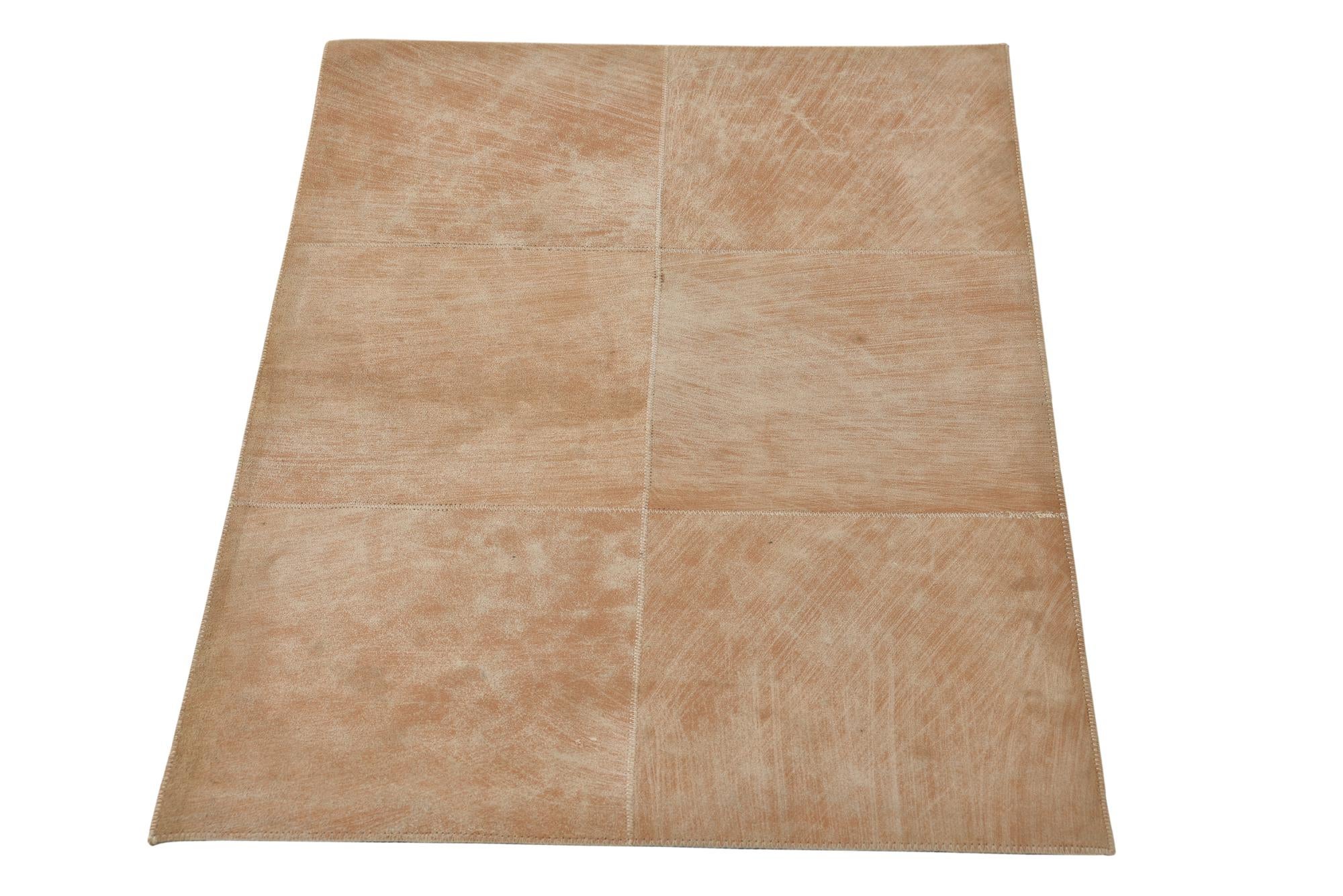 2' x 3' Cowhide Leather Rug