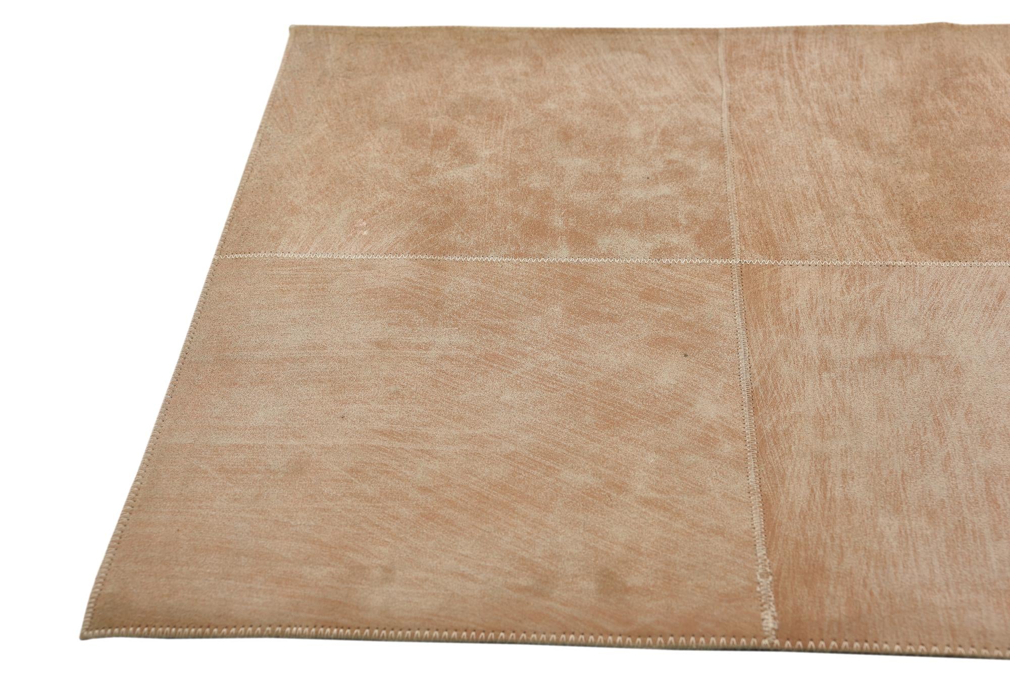 2' x 3' Cowhide Leather Rug