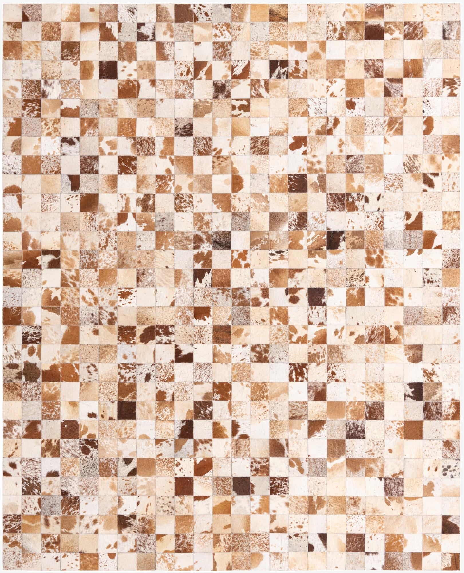 8' x 10' Cowhide Leather Rug