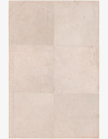 2' x 3' Cowhide Leather Rug