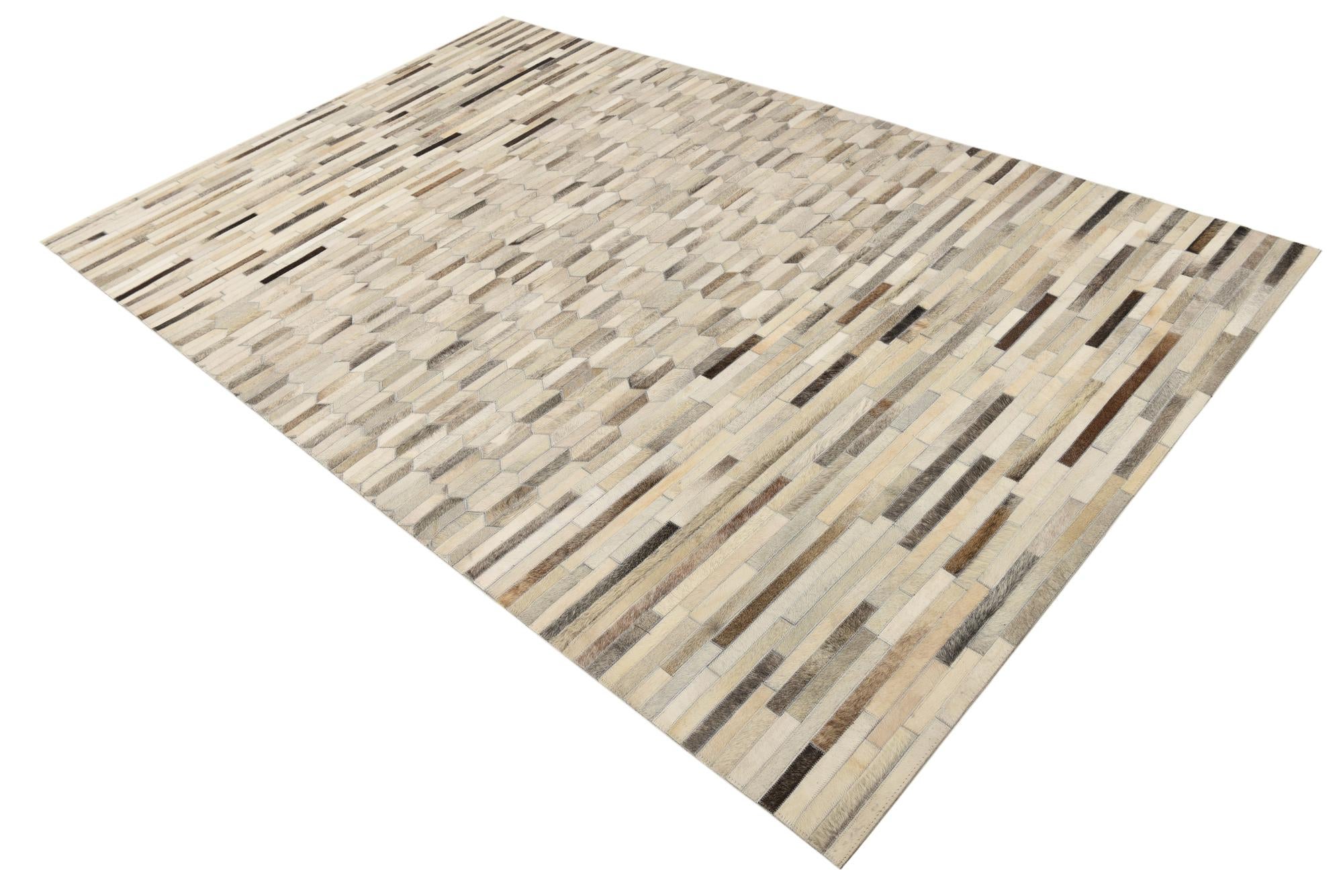 5' 1 x 8' 2 Cowhide Rug