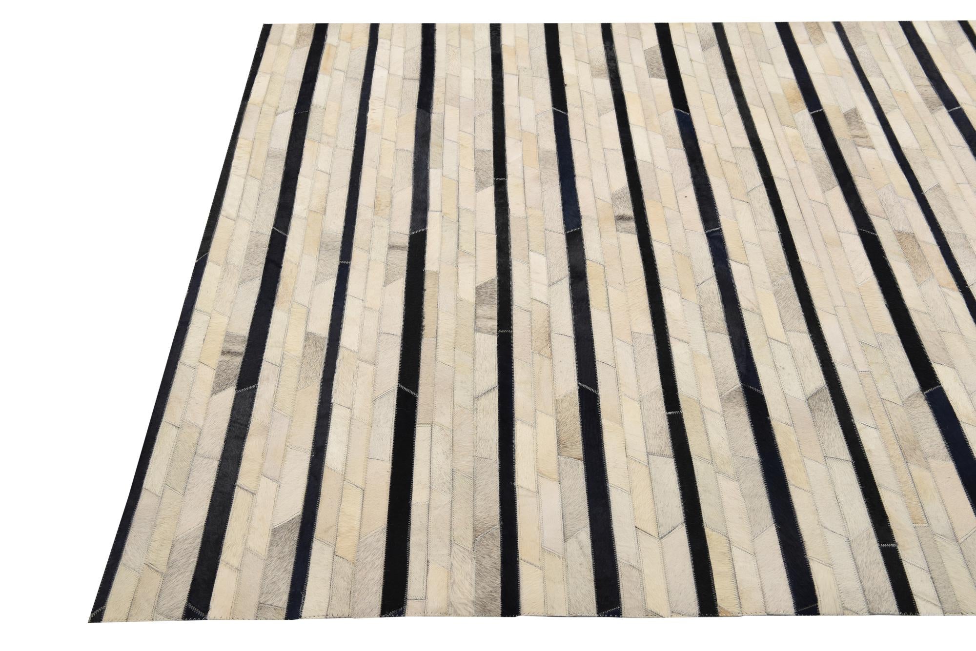 5' 1 x 8' 1 Cowhide Rug