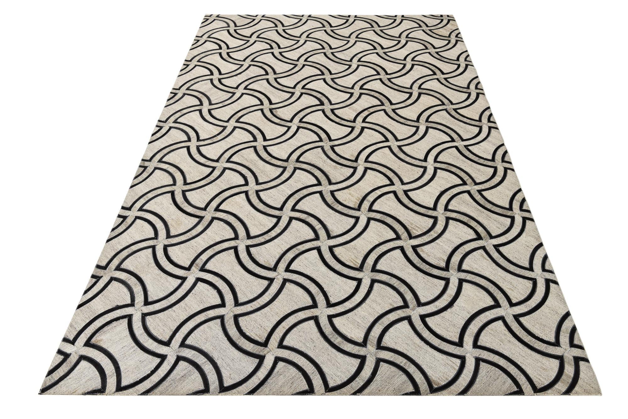 5' 1 x 8' 1 Cowhide Rug