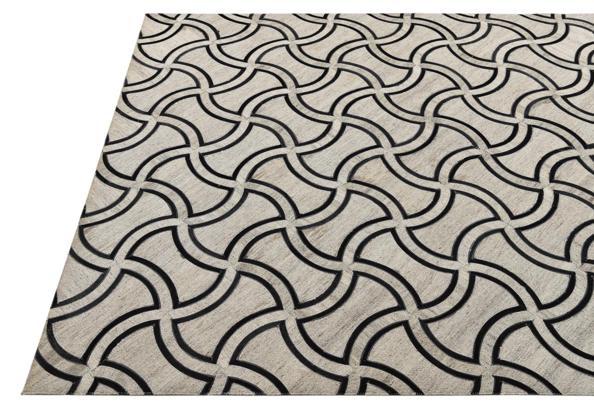 5' 1 x 8' 1 Cowhide Rug