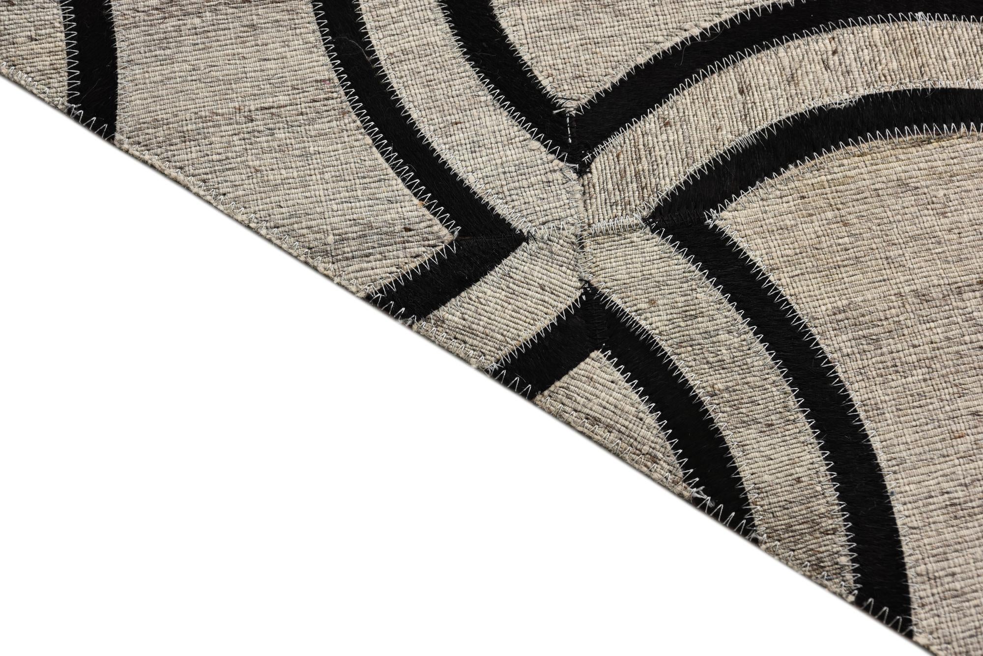 5' 1 x 8' 1 Cowhide Rug