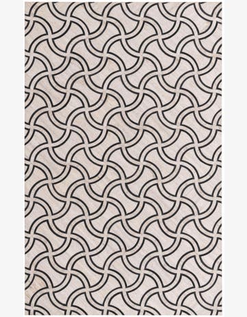 5' 1 x 8' 1 Cowhide Rug