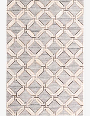 5' 4 x 8' Cowhide Rug