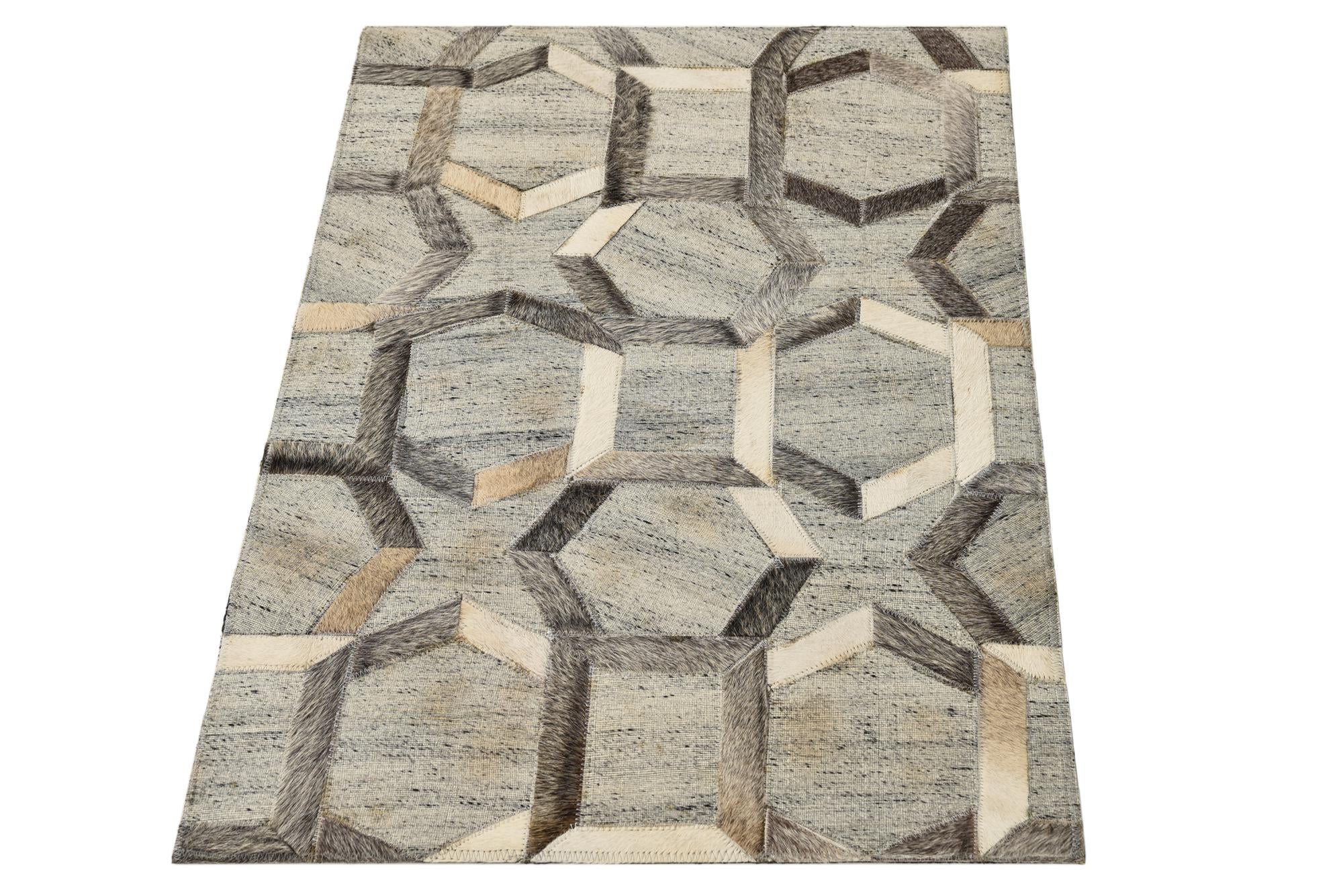 2' x 3' Cowhide Rug