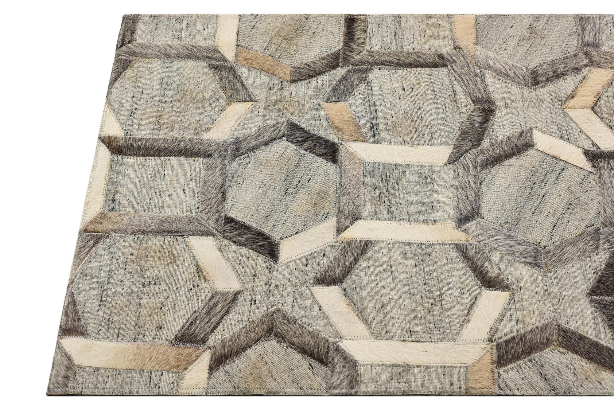 2' x 3' Cowhide Rug