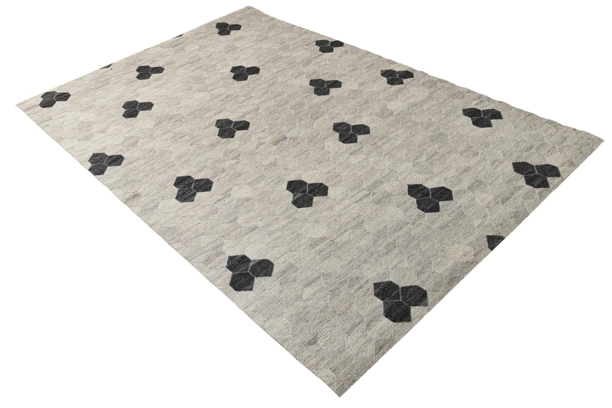 5' 2 x 7' 10 Cowhide Rug