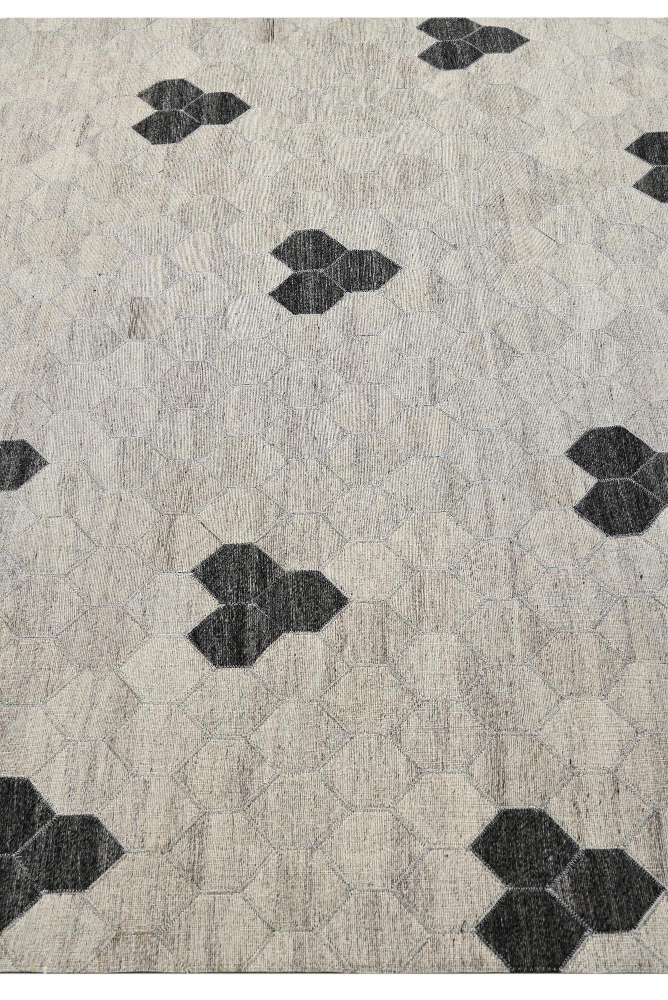 5' 2 x 7' 10 Cowhide Rug