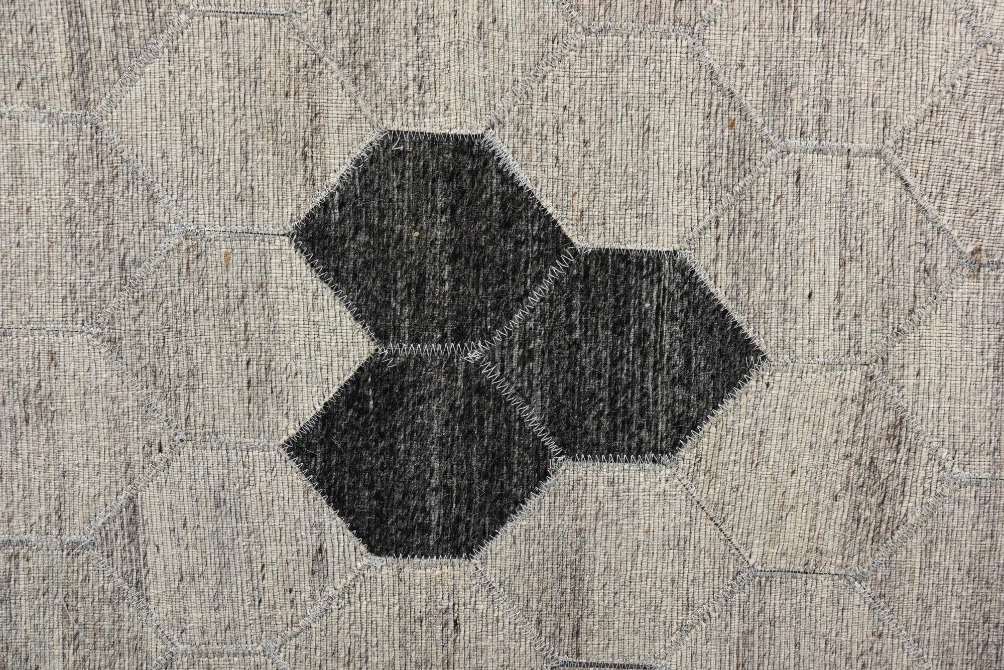 5' 2 x 7' 10 Cowhide Rug