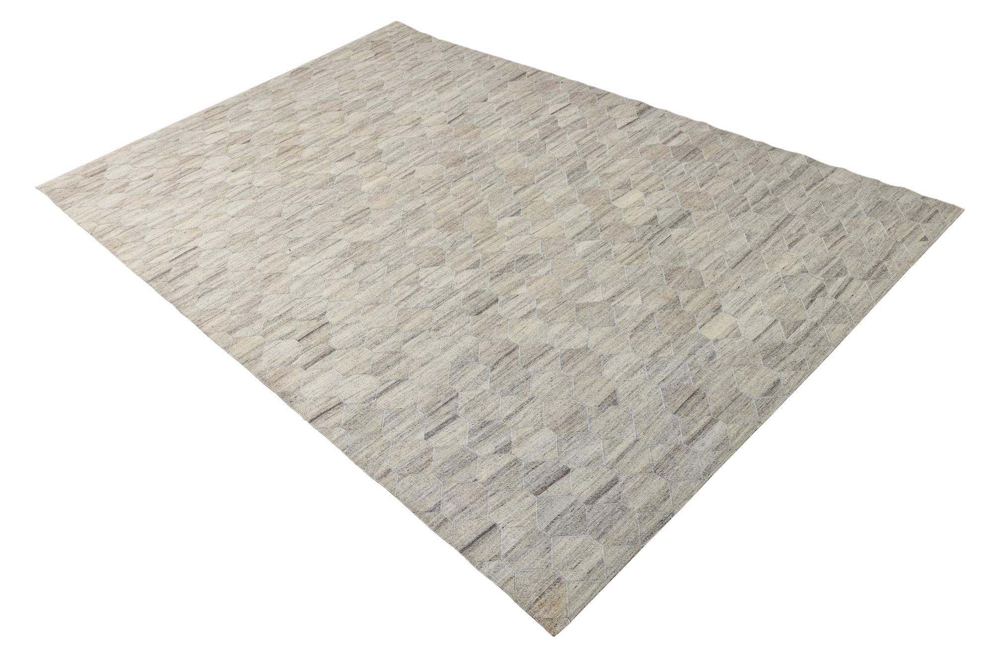 5' 2 x 7' 10 Cowhide Rug