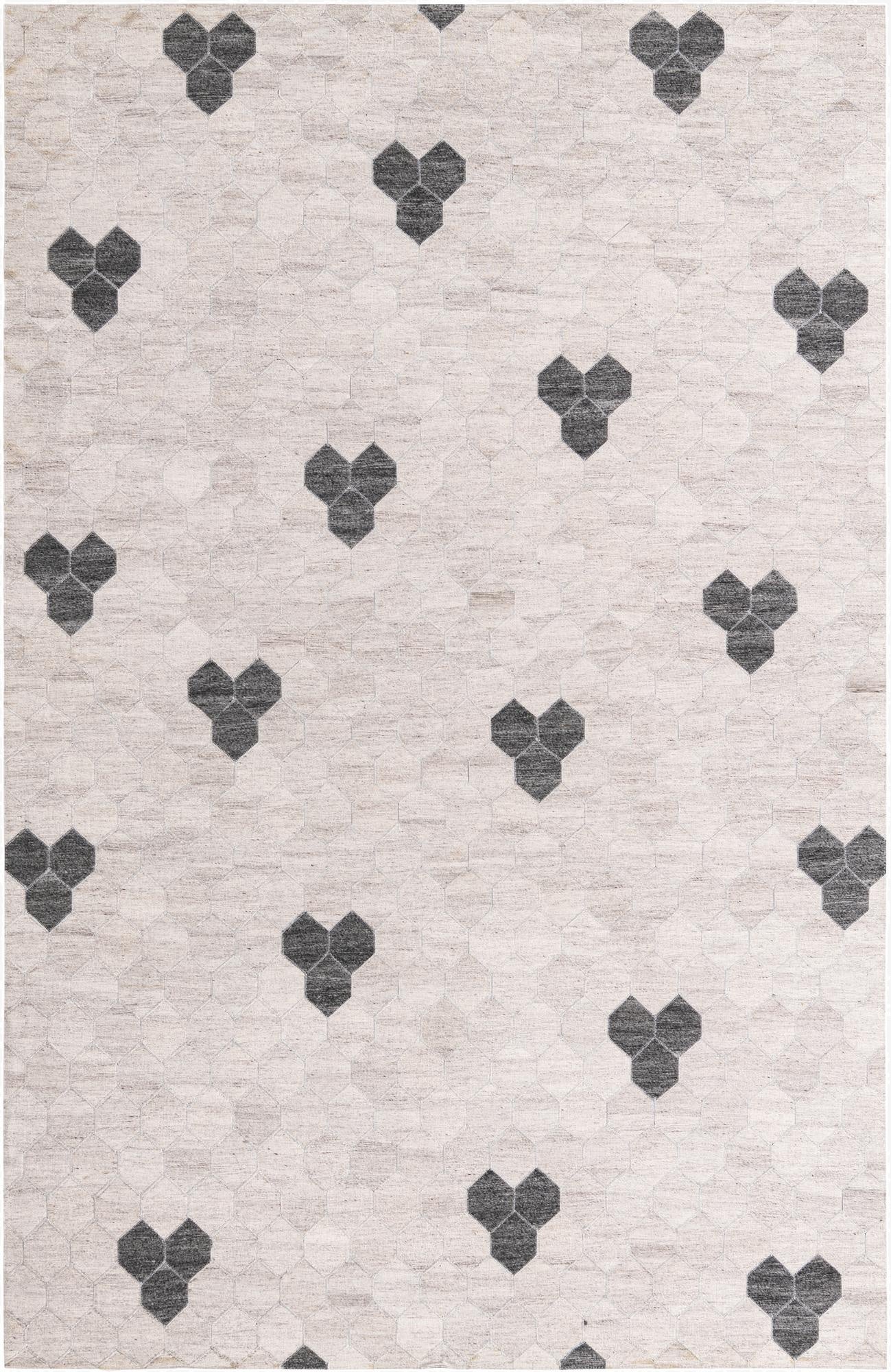 5' 2 x 7' 10 Cowhide Rug