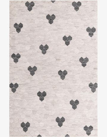 5' 2 x 7' 10 Cowhide Rug