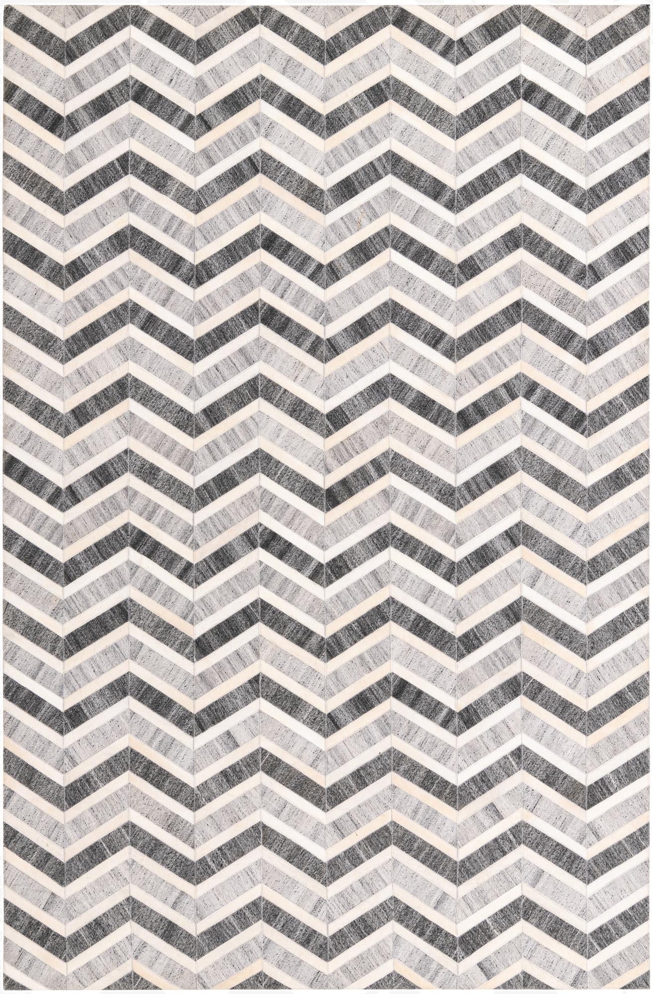 5' 2 x 7' 10 Cowhide Rug