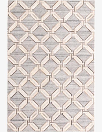 5' 4 x 8' Cowhide Rug