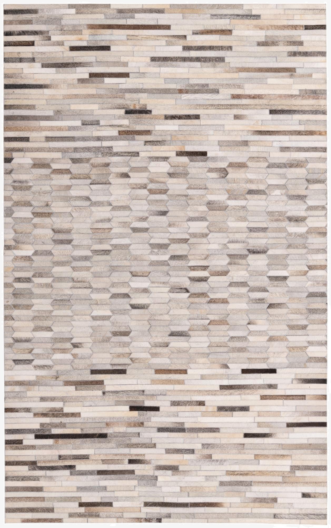 5' 1 x 8' 2 Cowhide Rug