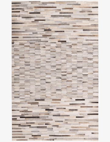 5' 1 x 8' 2 Cowhide Rug