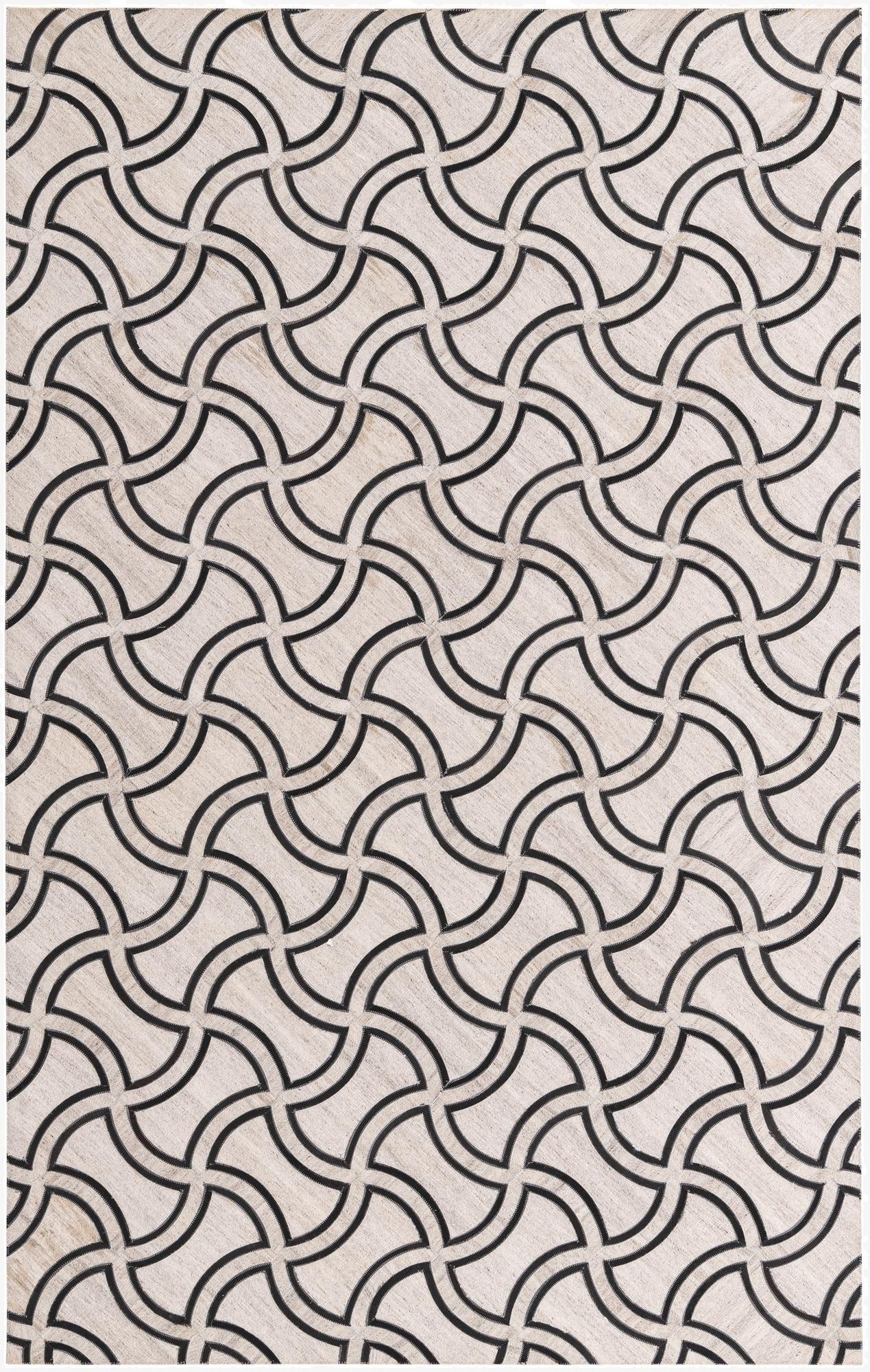 5' 1 x 8' 1 Cowhide Rug