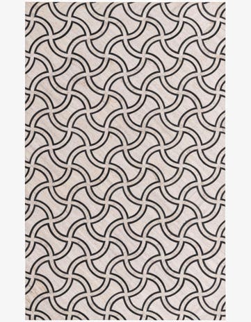 5' 1 x 8' 1 Cowhide Rug