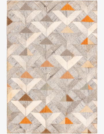 2' 2 x 3' 3 Cowhide Rug