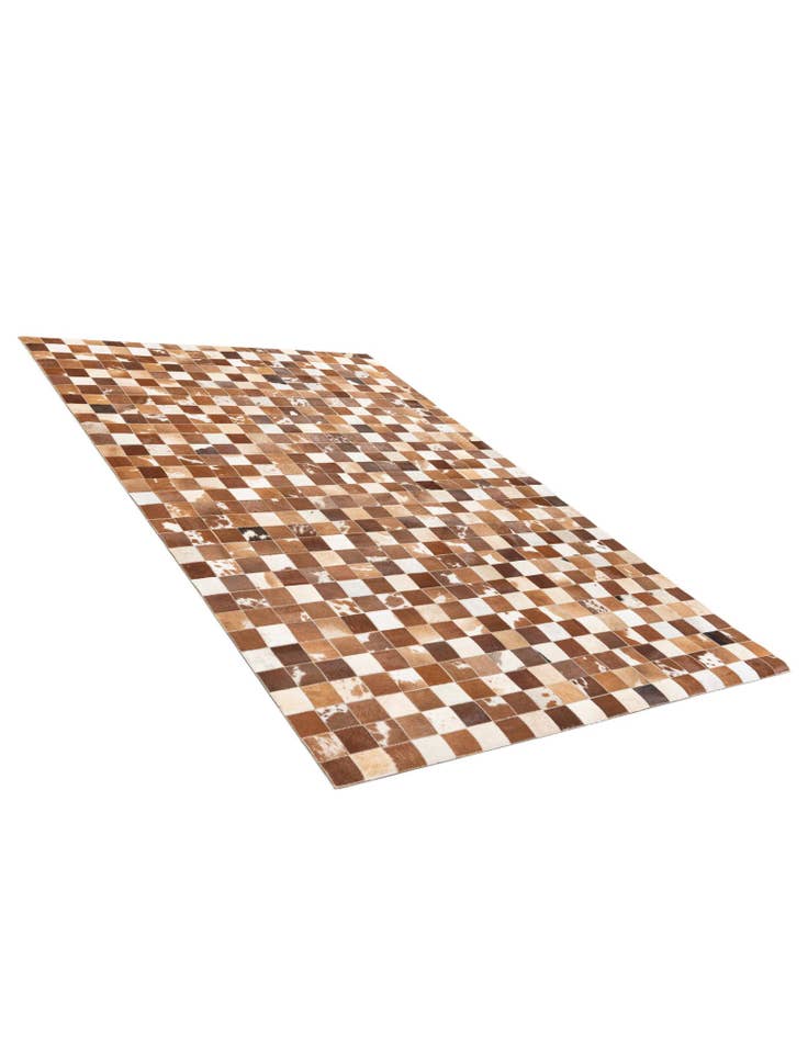 Detail image of 5' x 7' 11 Cowhide Stocks Rug
