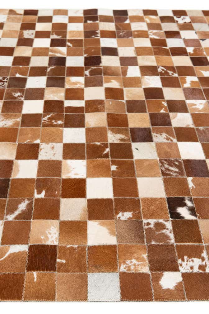 5' x 7' 11 Cowhide Stocks Rug