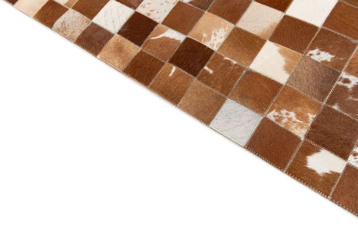 5' x 7' 11 Cowhide Stocks Rug