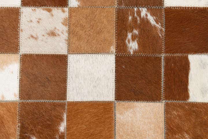 5' x 7' 11 Cowhide Stocks Rug