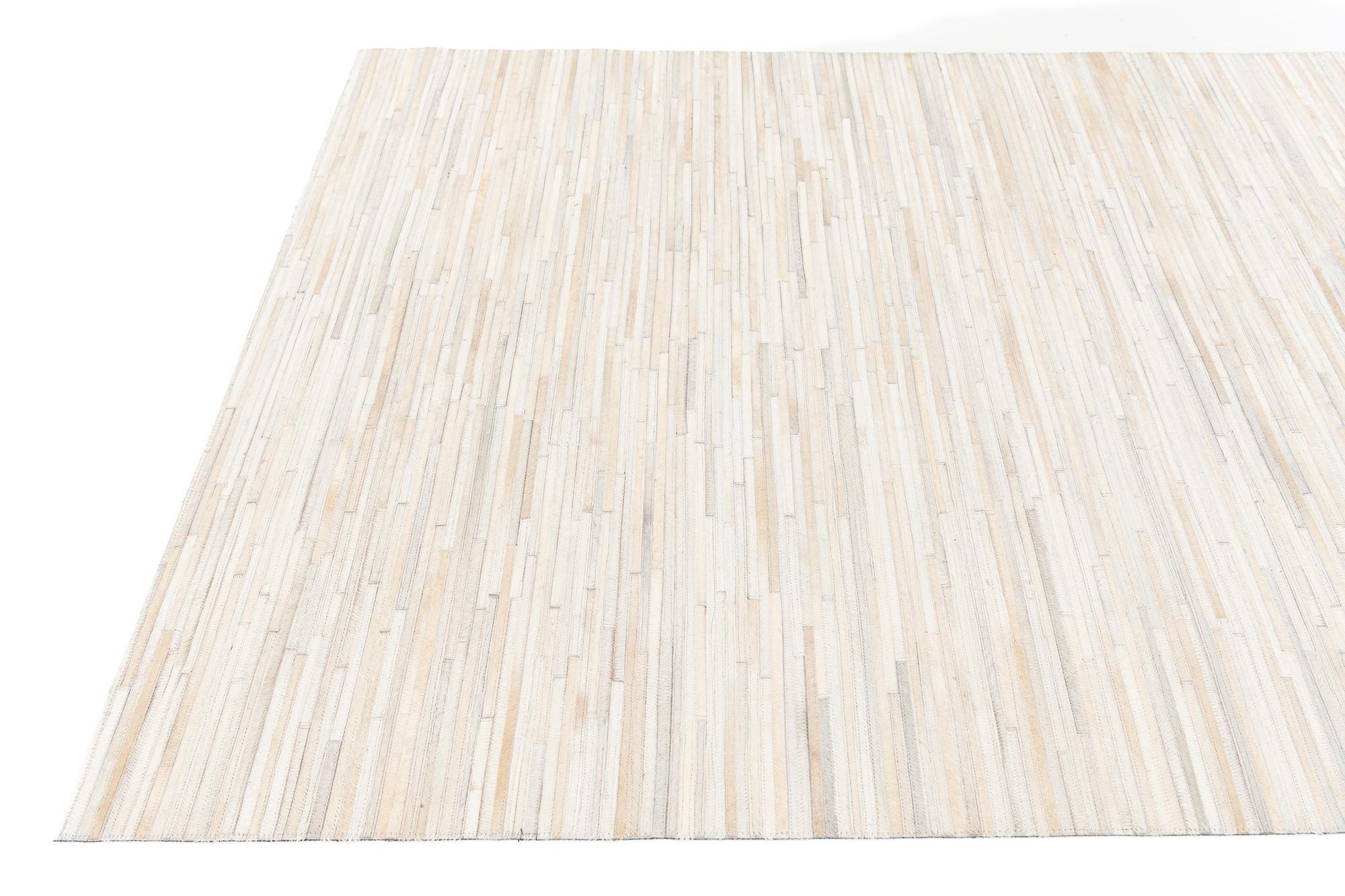 5' 1 x 7' 11 Cowhide Stocks Rug