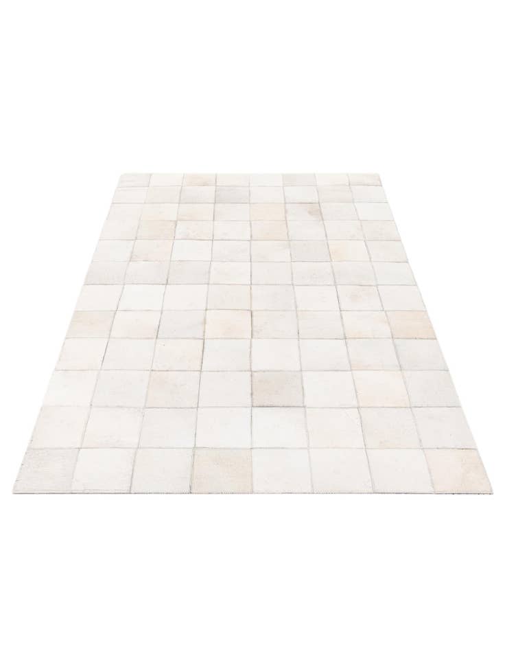 Detail image of 4' x 5' 10 Cowhide Stocks Rug