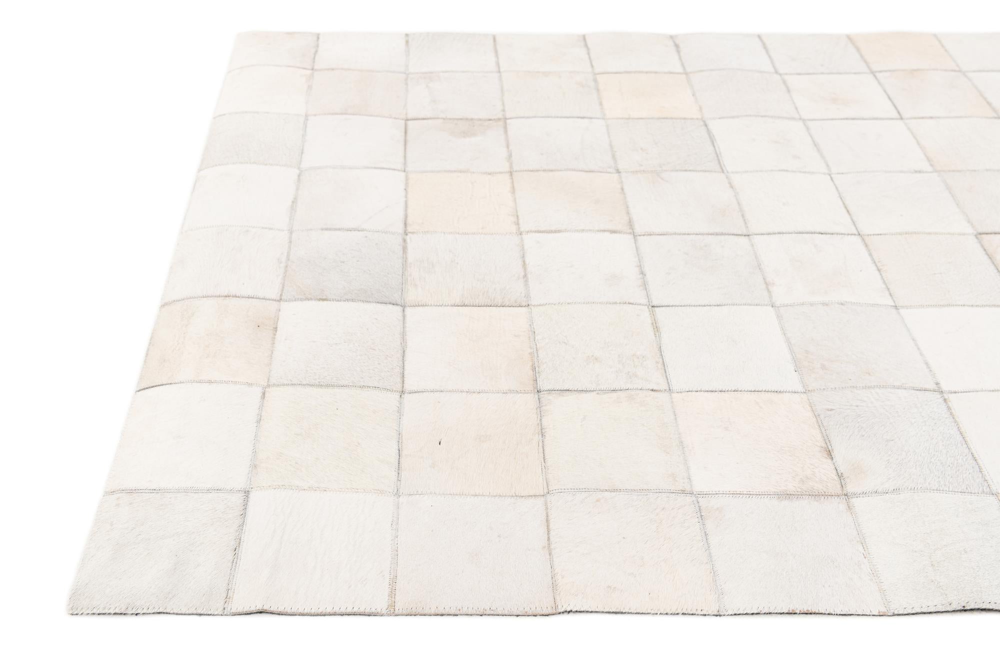 4' x 5' 10 Cowhide Stocks Rug