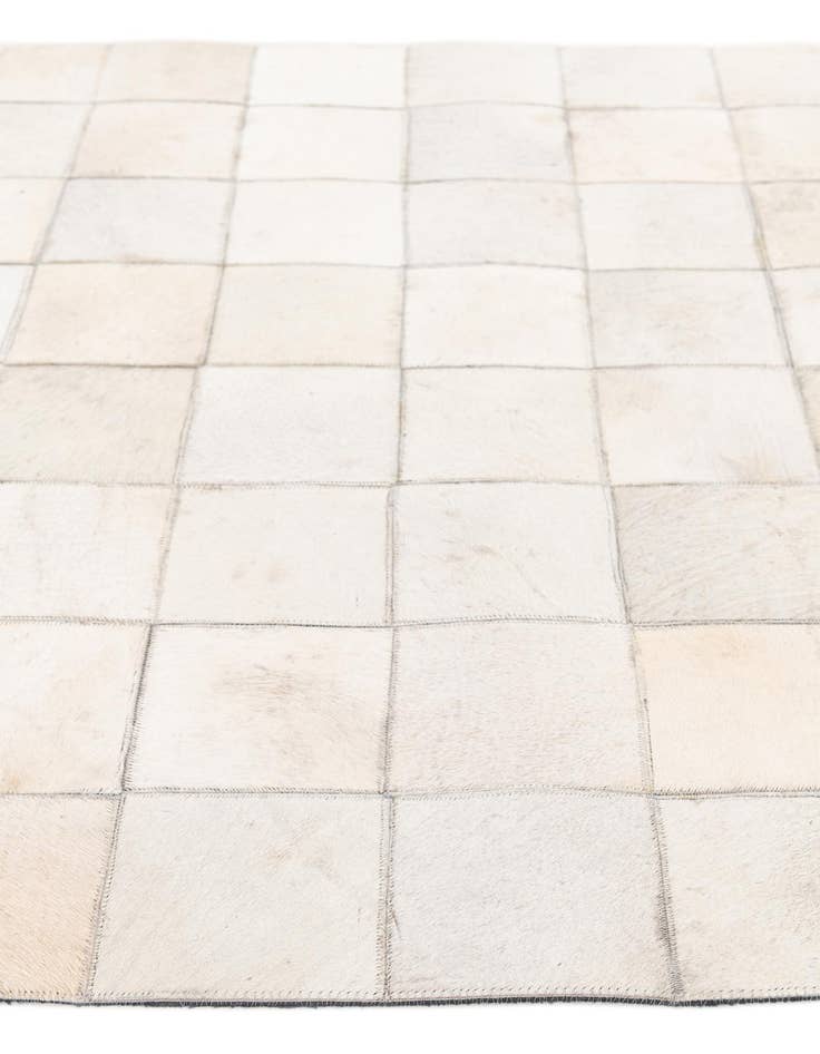 Detail image of 4' x 5' 10 Cowhide Stocks Rug