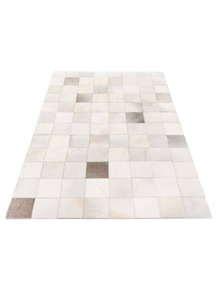 Detail image of 3' 11 x 5' 10 Cowhide Stocks Rug