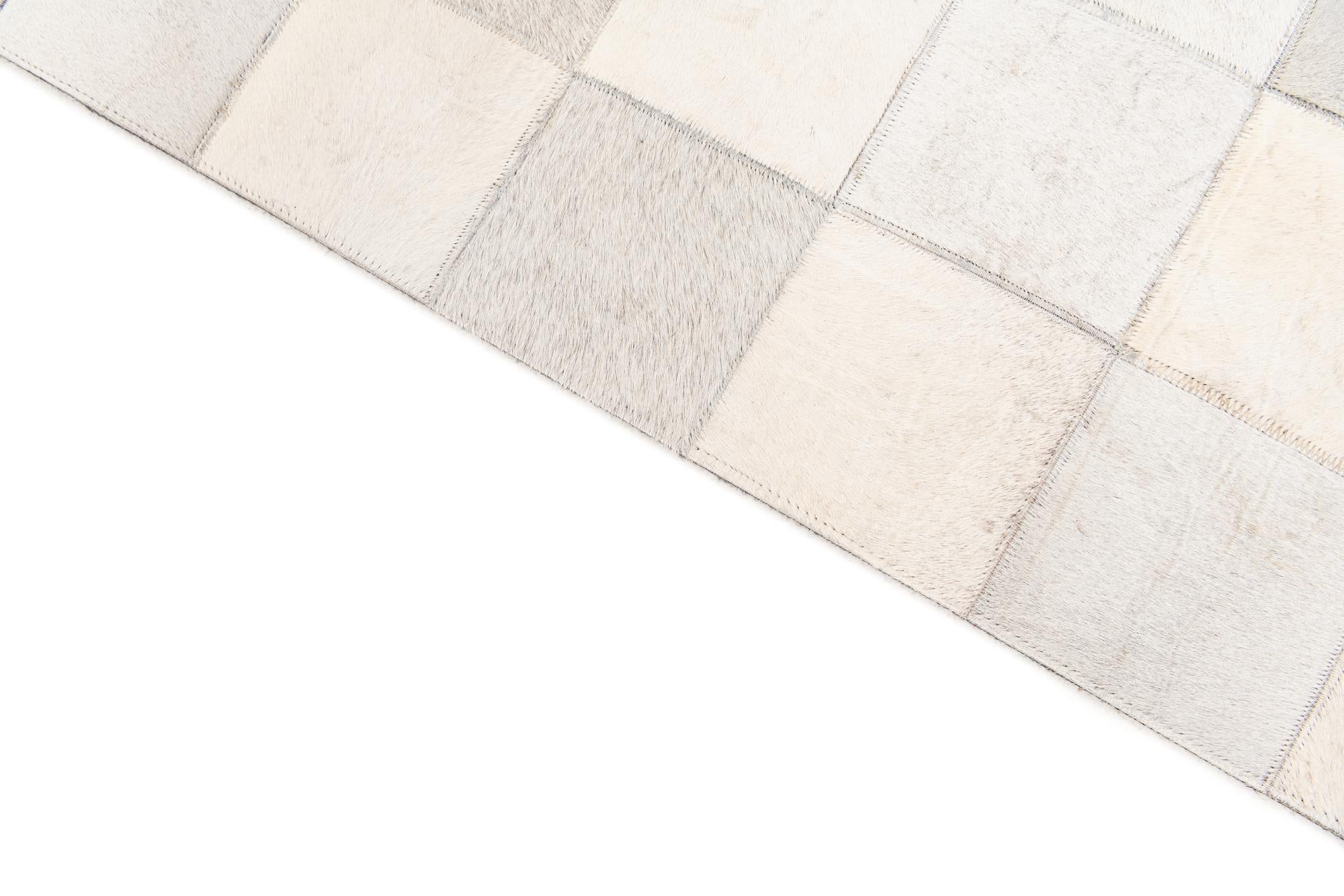 3' 11 x 5' 10 Cowhide Stocks Rug