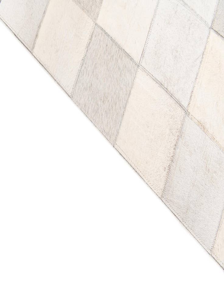 Detail image of 3' 11 x 5' 10 Cowhide Stocks Rug