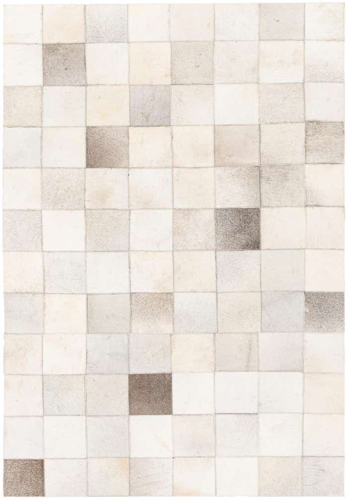 3' 11 x 5' 10 Cowhide Stocks Rug