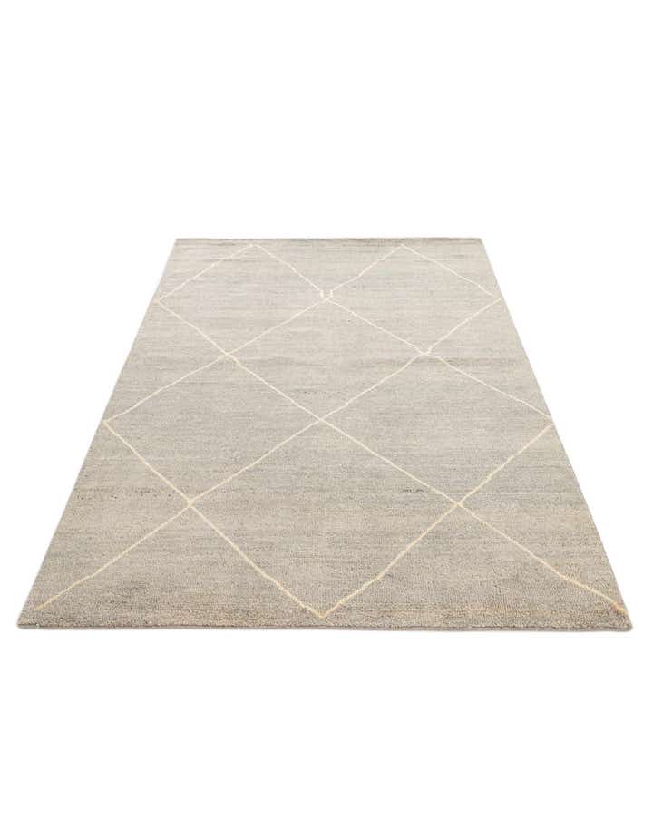 4' 7 x 6' 7 Hand Knotted Darya Wool Rug