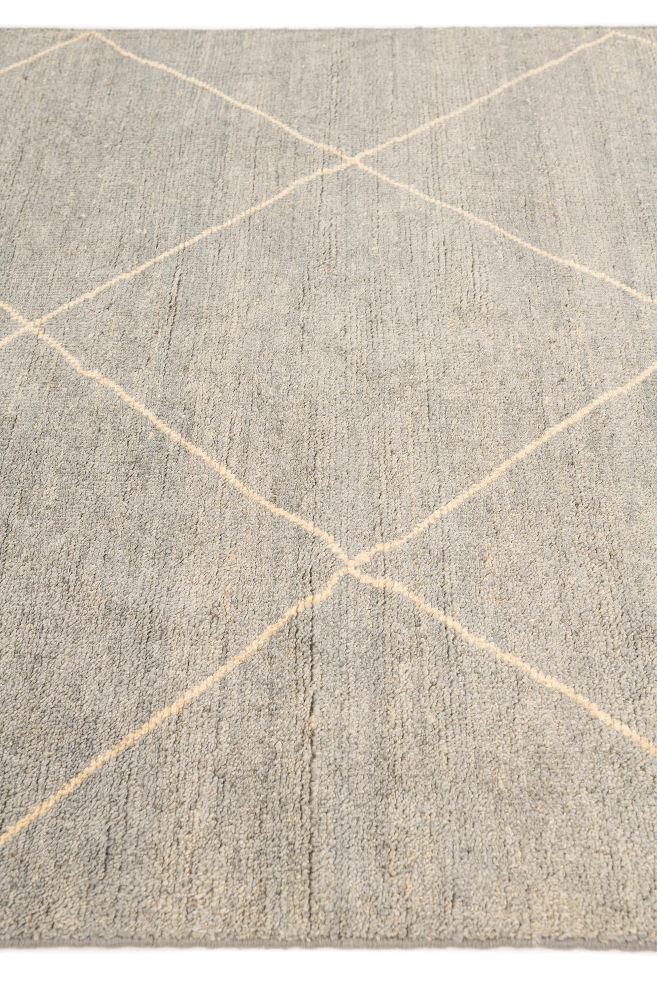 4' 7 x 6' 7 Hand Knotted Darya Wool Rug