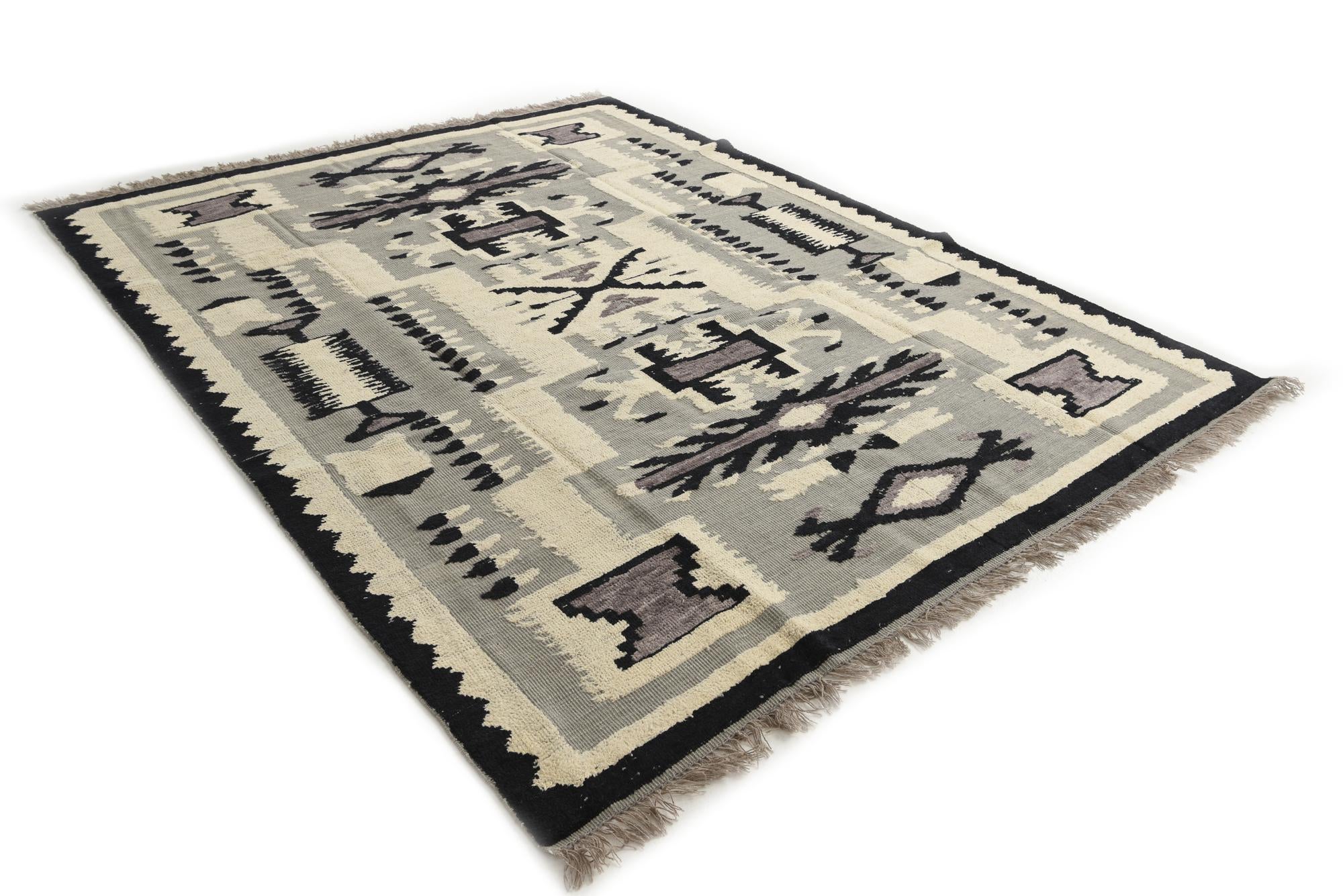 8' 1 x 10' 5 Hand Knotted Darya Wool Rug