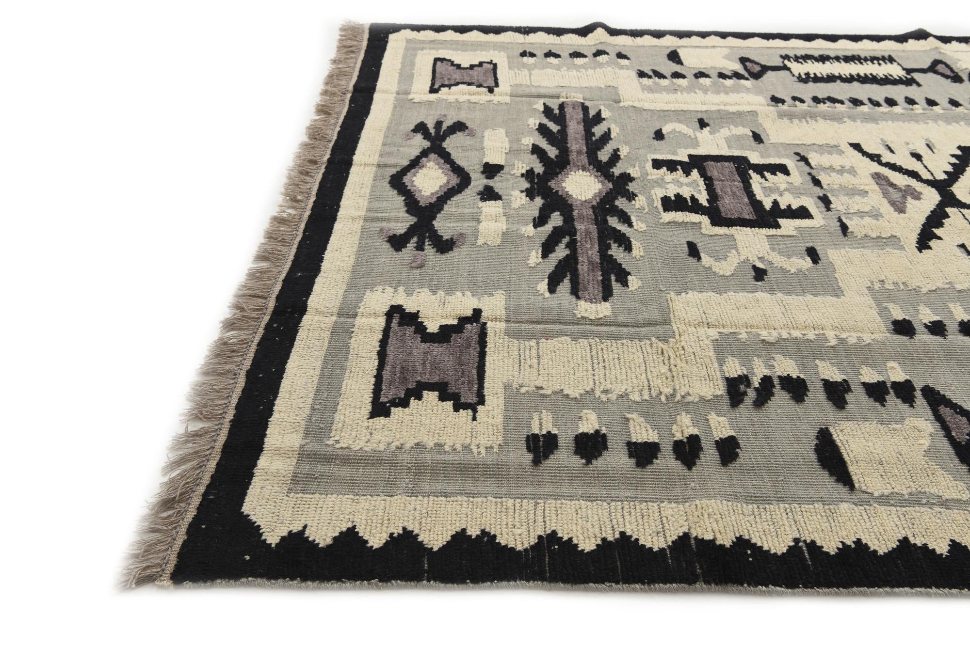 8' 1 x 10' 5 Hand Knotted Darya Wool Rug
