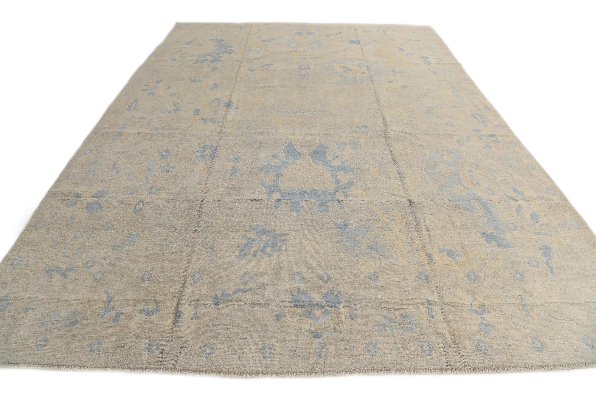 9' 8 x 13' 2 Hand Knotted Darya Wool Rug