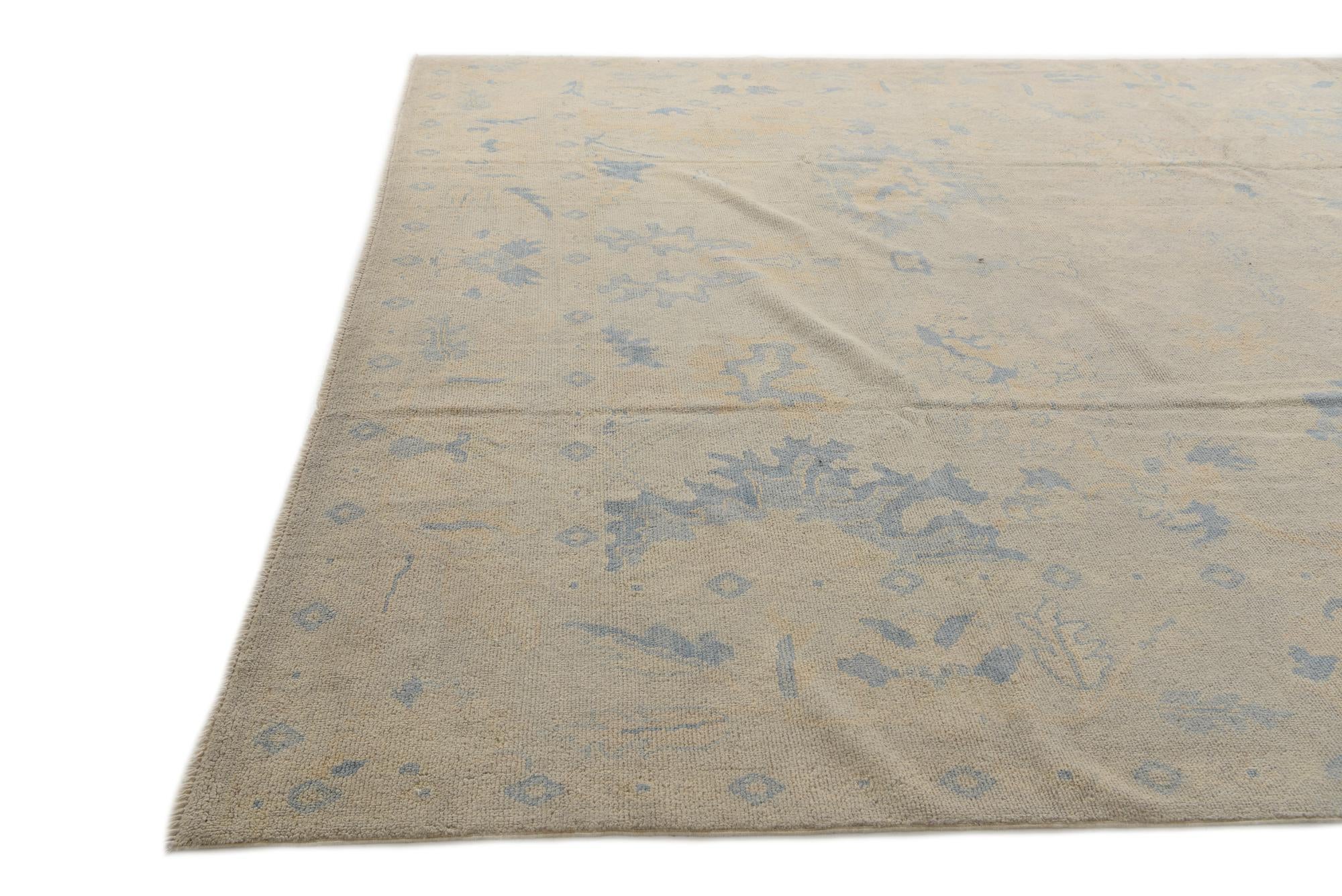 9' 8 x 13' 2 Hand Knotted Darya Wool Rug