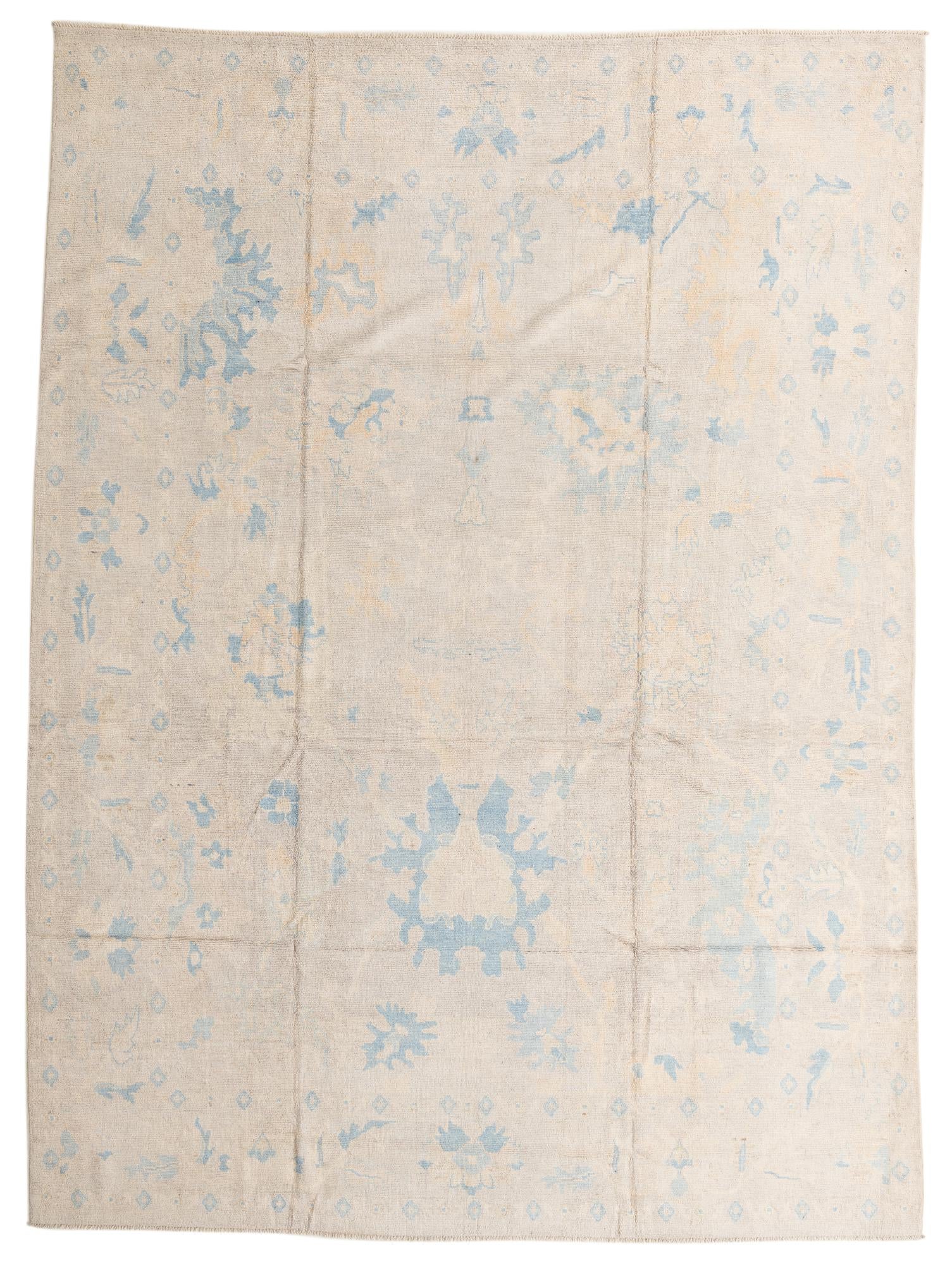 9' 8 x 13' 2 Hand Knotted Darya Wool Rug
